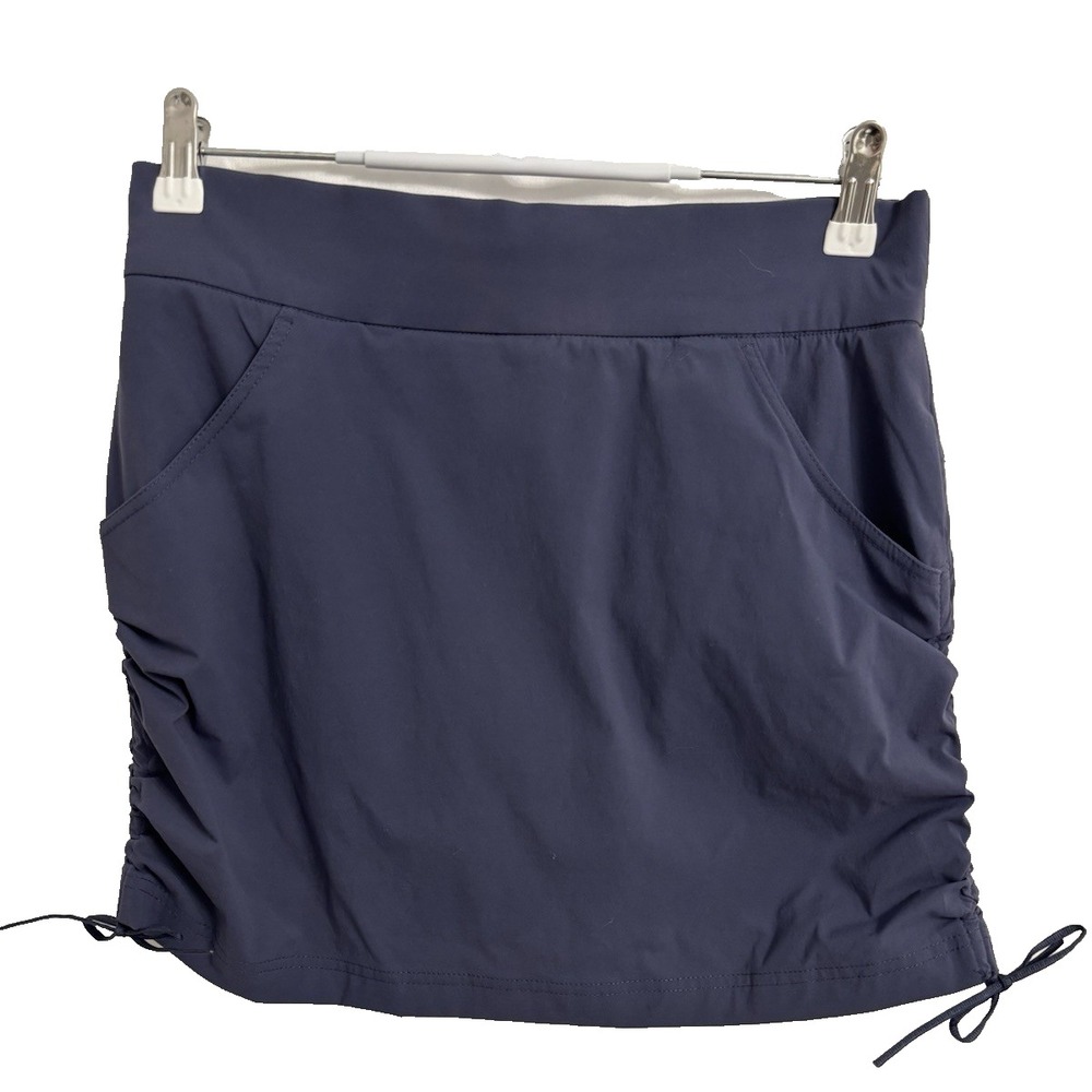 Columbia Women's Small All Season Ruched Blue Skort Athleisure Tennis Hiking
